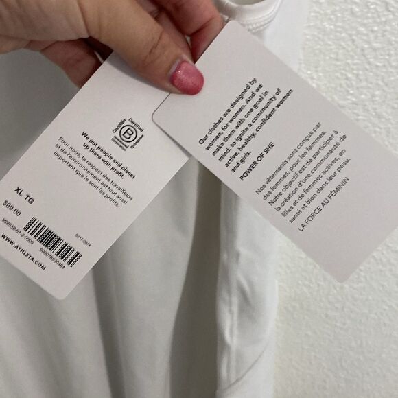 NWT- Athleta-Ace tennis dress- white- Size XL - Picture 5 of 12